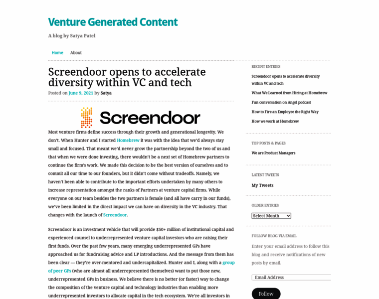 Venturegeneratedcontent.com thumbnail