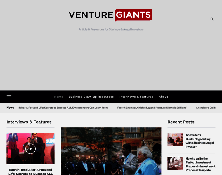 Venturegiants.com thumbnail