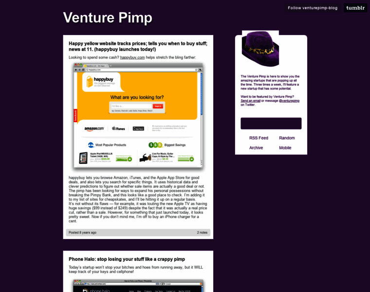 Venturepimp.com thumbnail