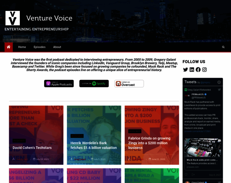 Venturevoice.com thumbnail