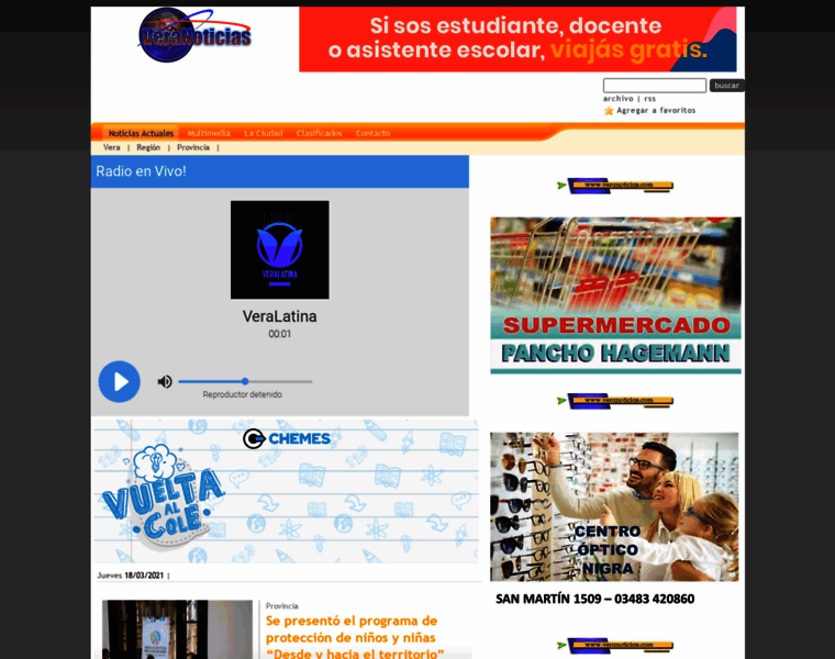 Veranoticias.com.ar thumbnail