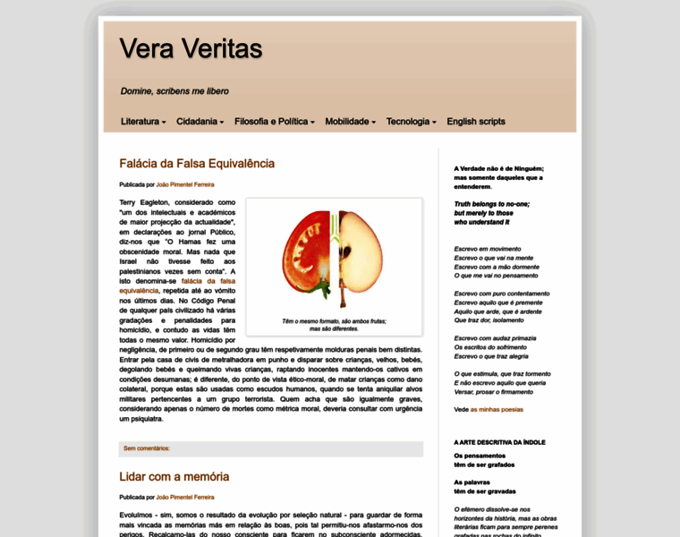 Veraveritas.eu thumbnail