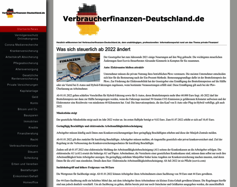 Verbraucherfinanzen-deutschland.de thumbnail