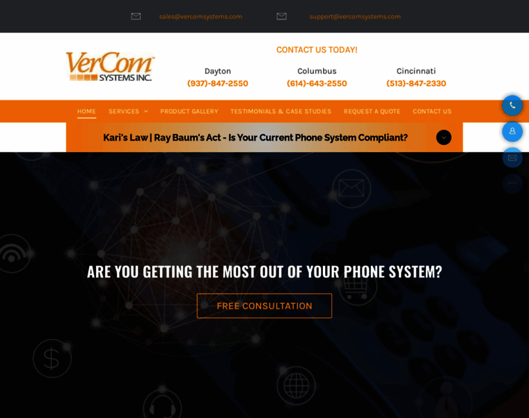 Vercomsystems.com thumbnail