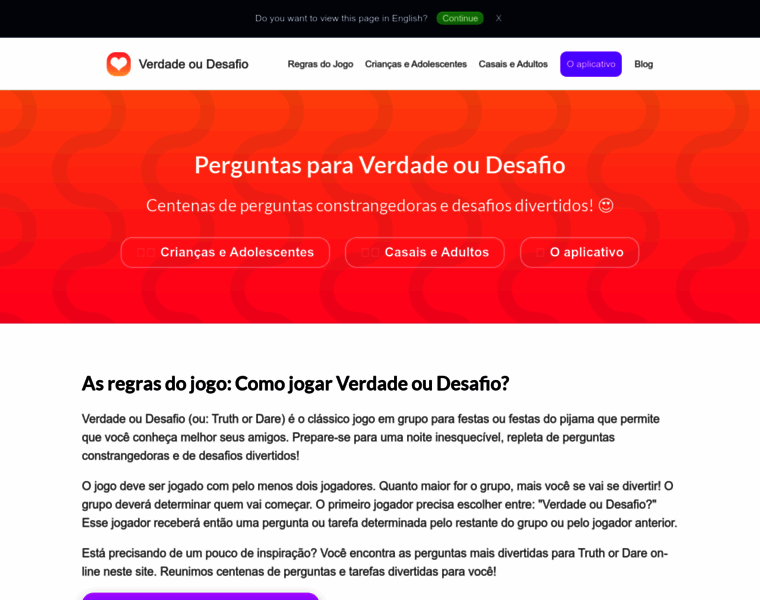 Verdadeoudesafio.com thumbnail