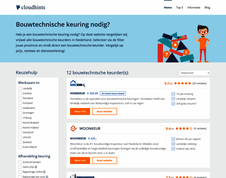 Vergelijk-bouwtechnischekeuring.nl thumbnail