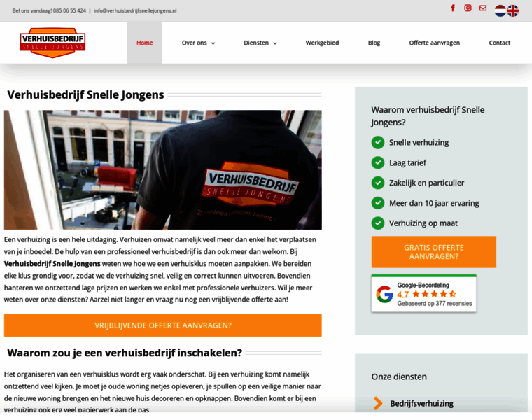 Verhuisbedrijfsnellejongens.nl thumbnail