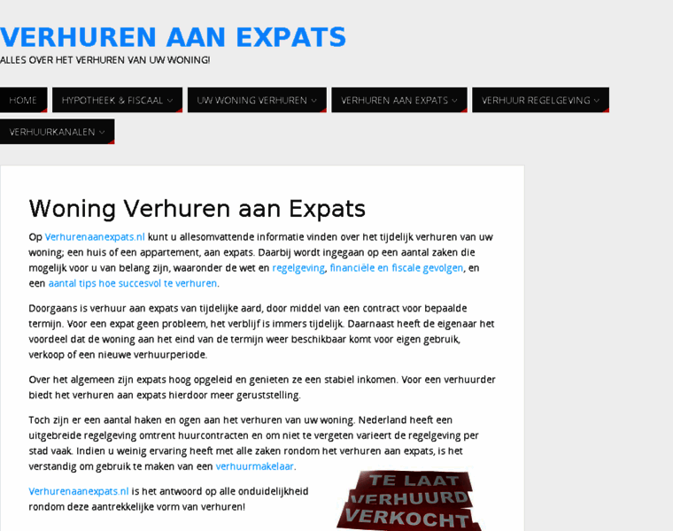 Verhurenaanexpats.nl thumbnail