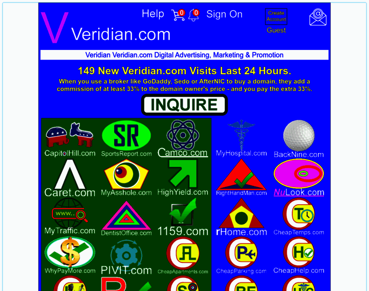 Veridian.com thumbnail