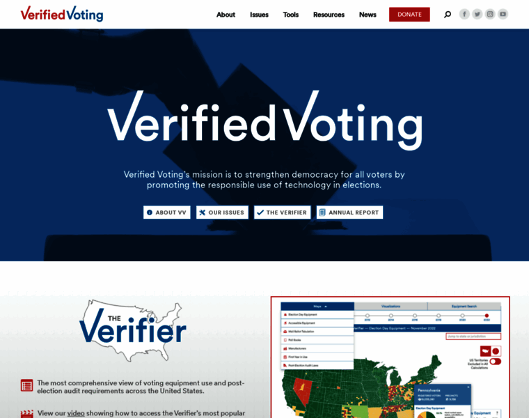 Verifiedvotingfoundation.org thumbnail