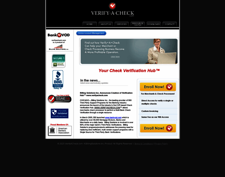 Verifyacheck.com thumbnail