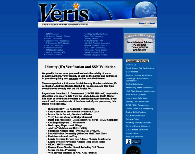 Veris.info thumbnail
