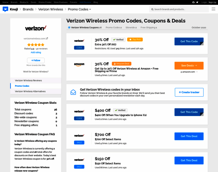 Verizonwireless.bluepromocode.com thumbnail