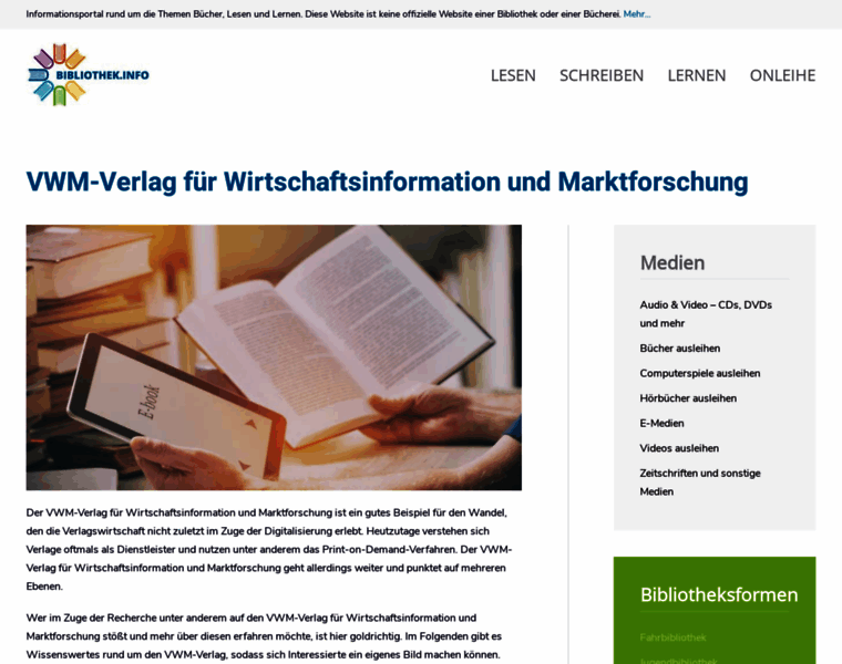 Verlag-vwm.de thumbnail