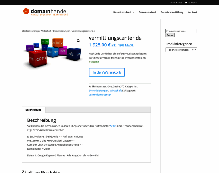 Vermittlungscenter.de thumbnail Vermittlungscenter.de thumbnail