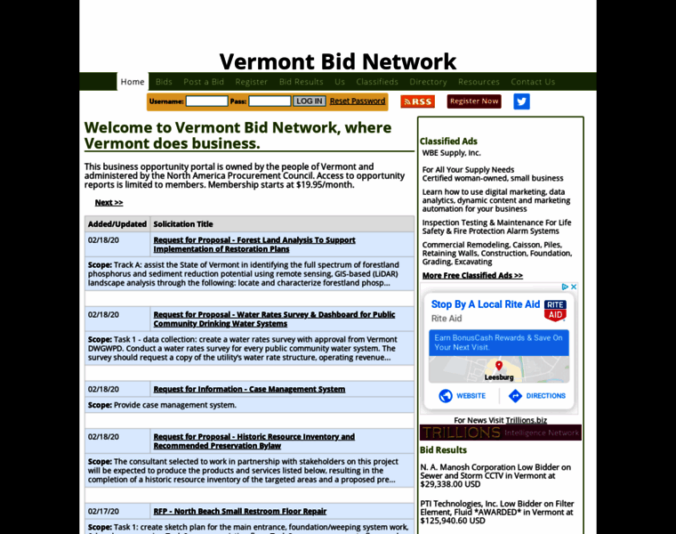 Vermontbids.com thumbnail