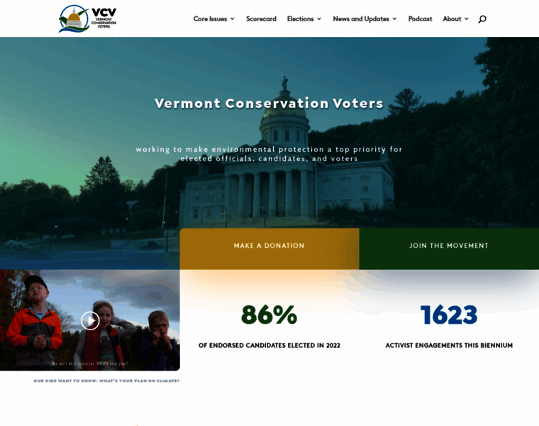 Vermontconservationvoters.com thumbnail