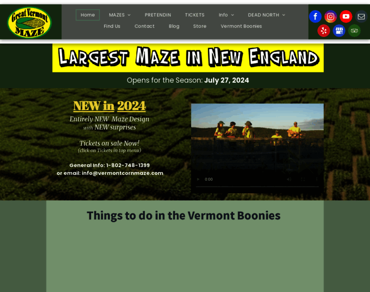 Vermontcornmaze.com thumbnail