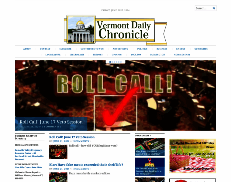 Vermontdailychronicle.com thumbnail