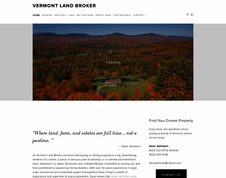 Vermontlandbroker.com thumbnail
