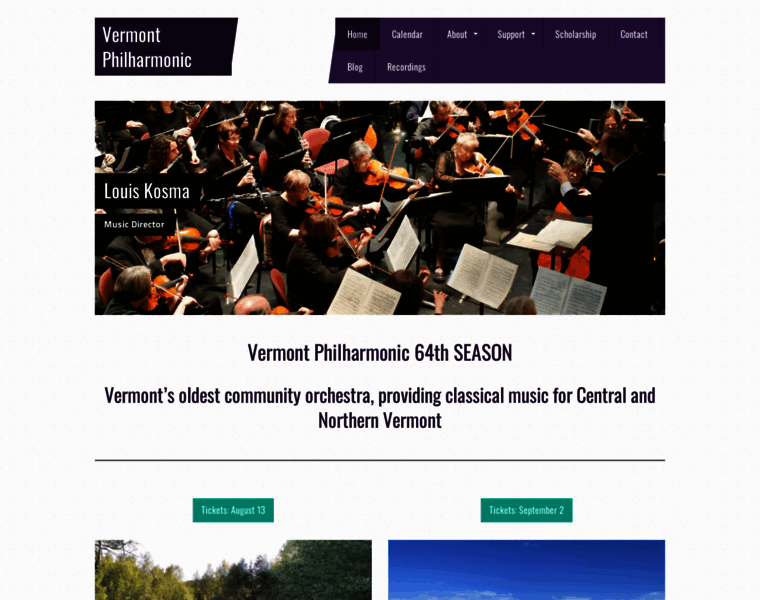 Vermontphilharmonic.org thumbnail