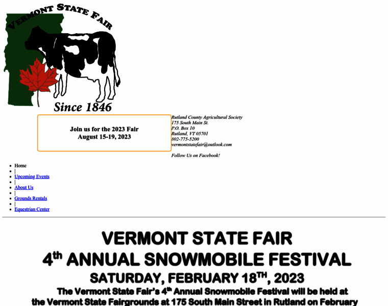 Vermontstatefair.org thumbnail