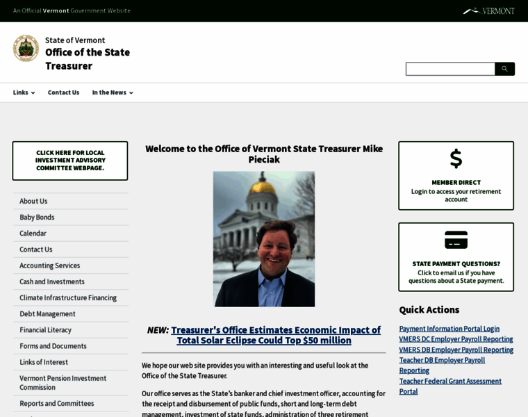 Vermonttreasurer.gov thumbnail