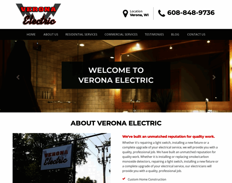 Veronaelectric.com thumbnail