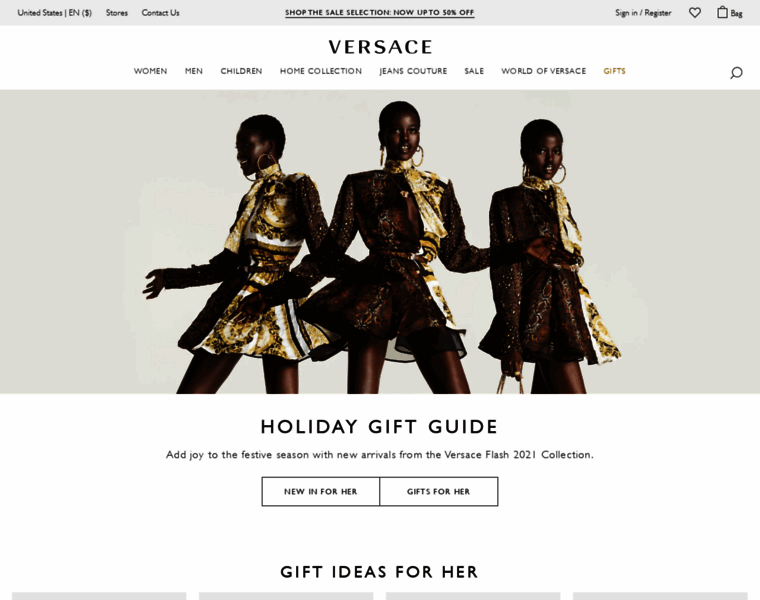 Versace.com thumbnail