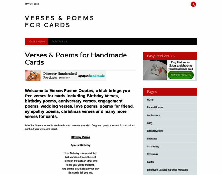 Verses-poems-quotes.com thumbnail