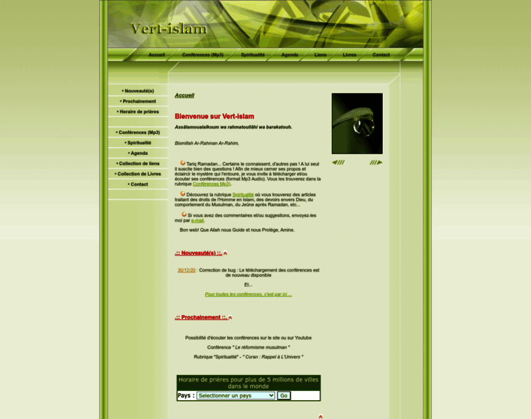 Vert-islam.com thumbnail