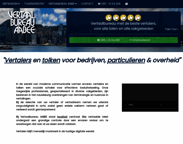Vertaalbureau-aabee.nl thumbnail