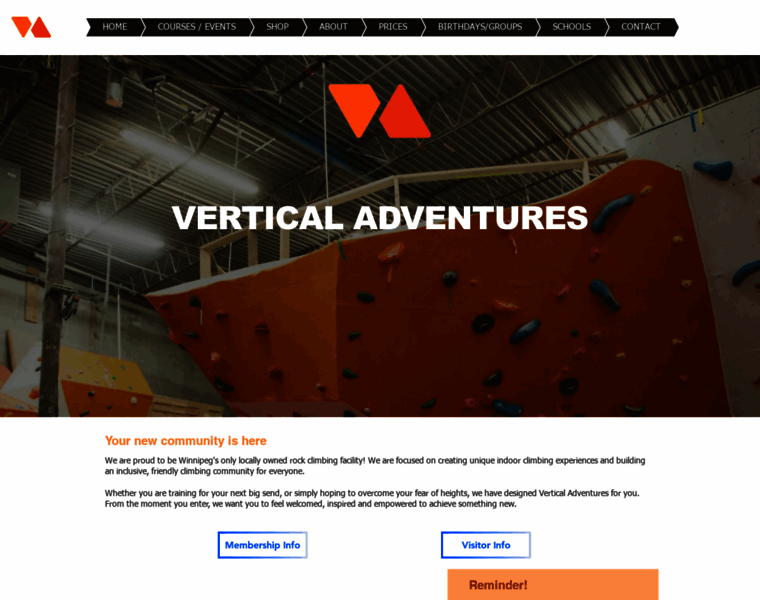 Verticaladventures.ca thumbnail