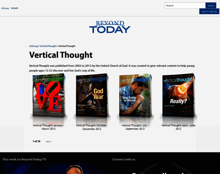 Verticalthought.org thumbnail