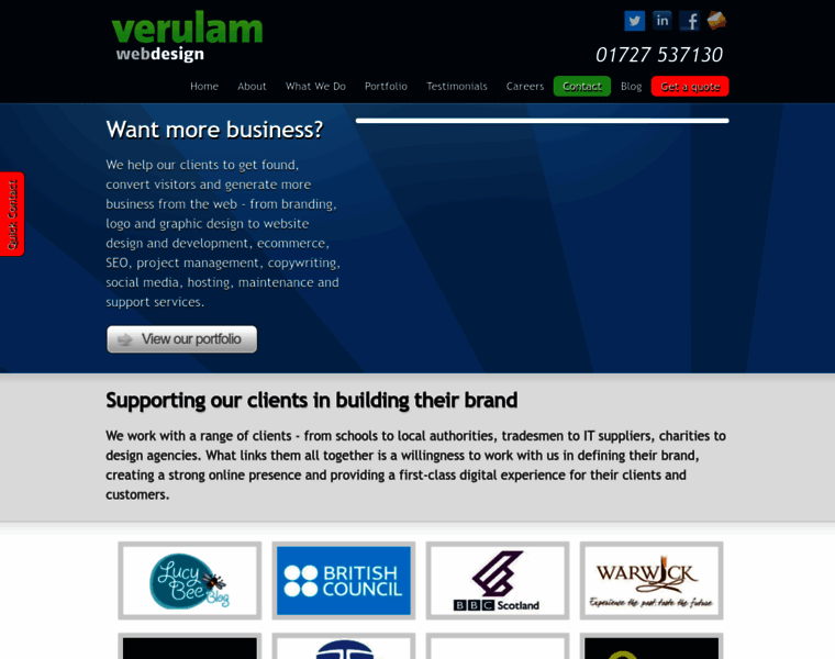 Verulamwebdesign.co.uk thumbnail