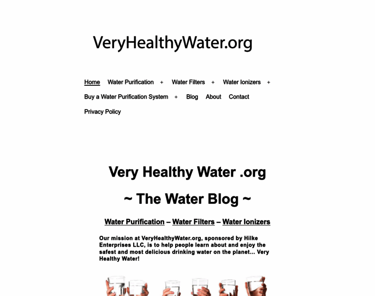 Veryhealthywater.org thumbnail
