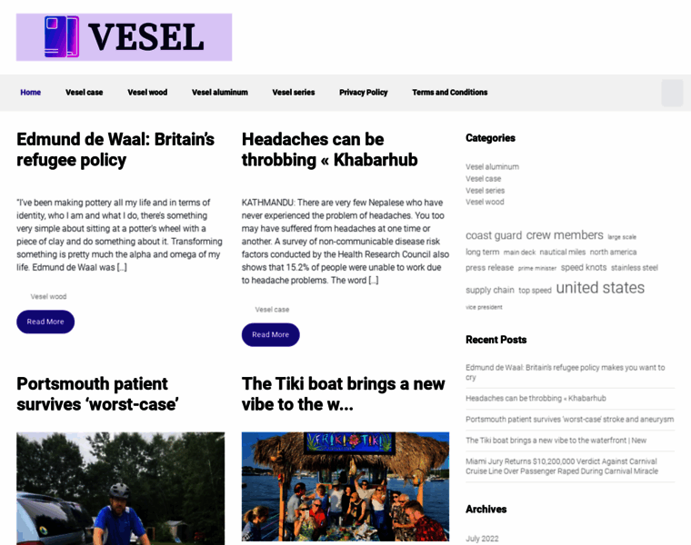 Vesel.info thumbnail