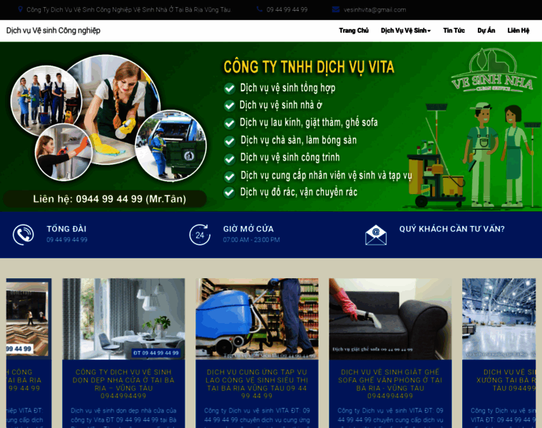 Vesinhvungtau.com thumbnail