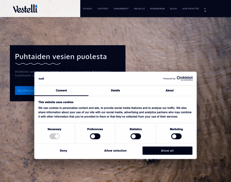 Vestelli.fi thumbnail