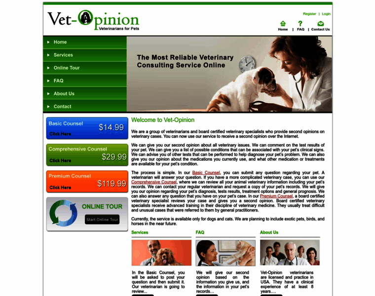 Vet-opinion.com thumbnail
