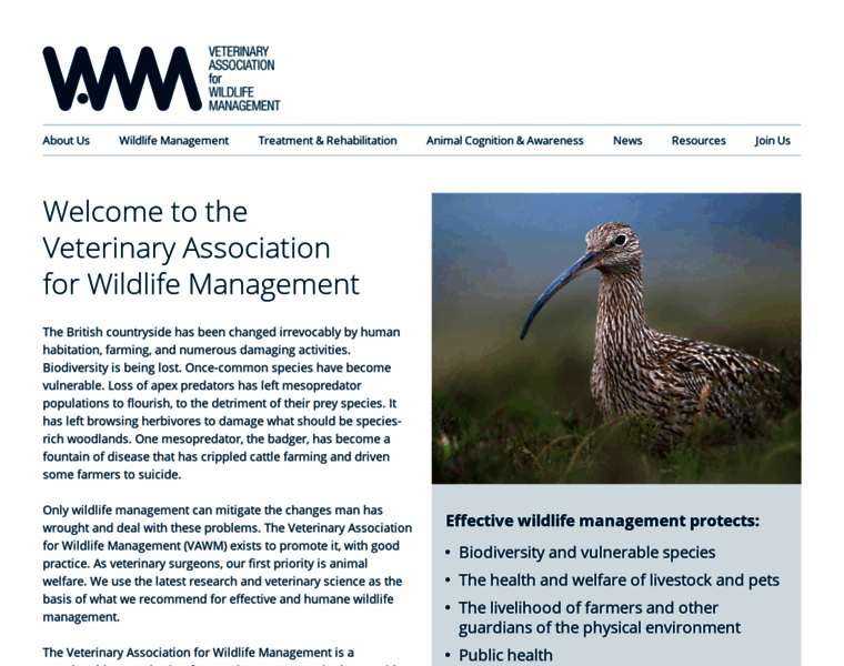 Vet-wildlifemanagement.org.uk thumbnail