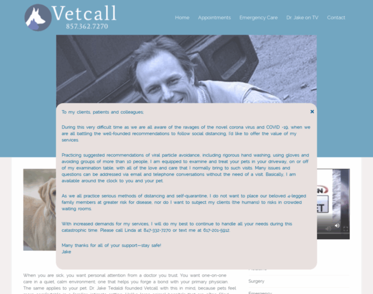 Vetcall.com thumbnail