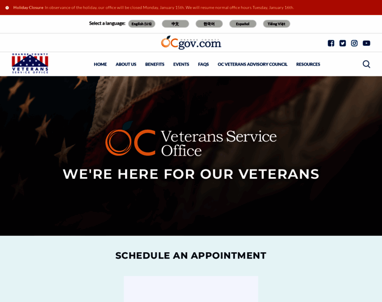 Veterans.ocgov.com thumbnail