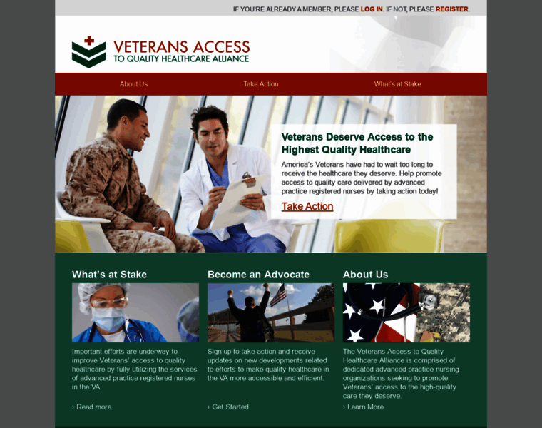 Veteransaccesstocare.com thumbnail