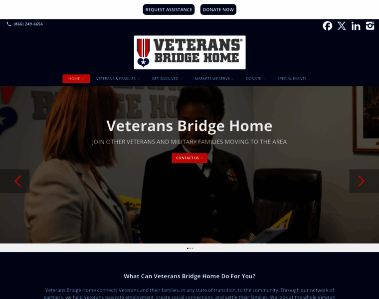 Veteransbridgehome.org thumbnail