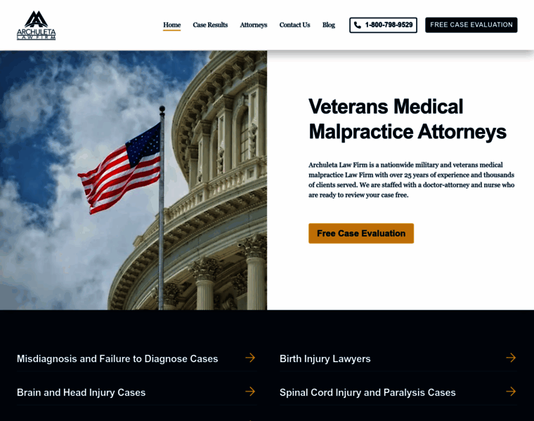 Veteransmedicalmalpractice.net thumbnail
