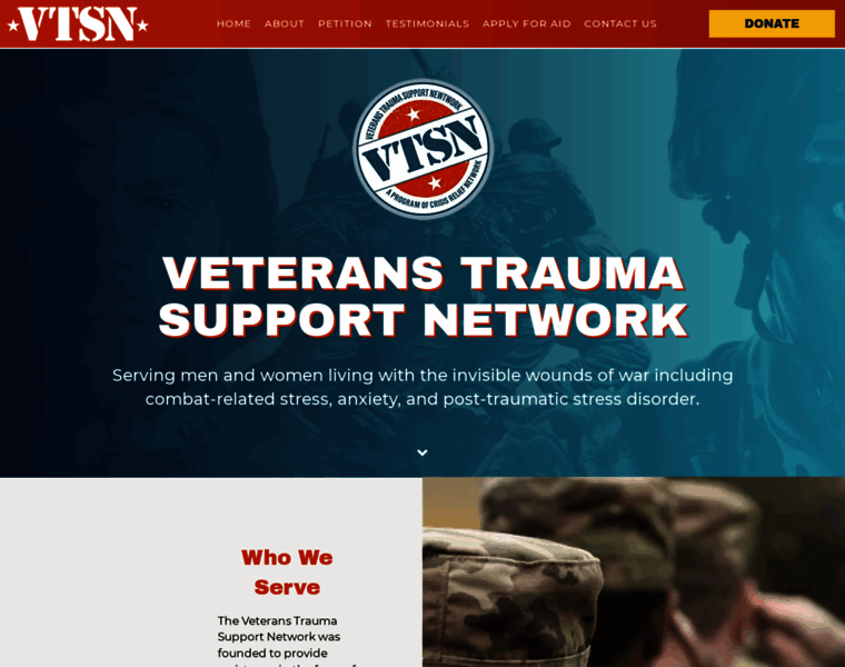 Veteranstraumasupportnetwork.org thumbnail