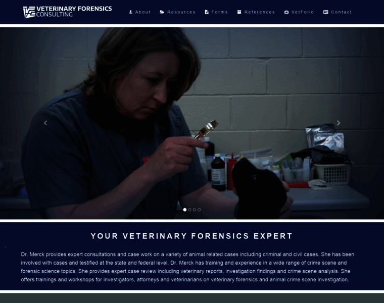 Veterinaryforensics.com thumbnail