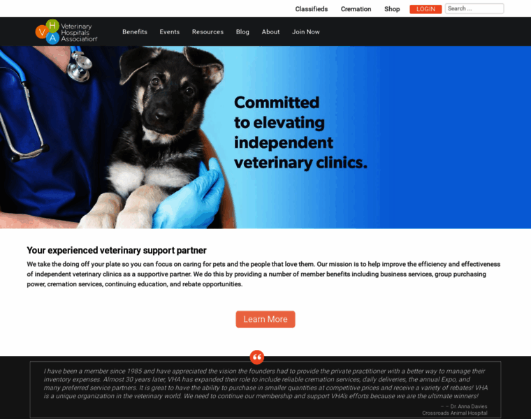Veterinaryha.org thumbnail
