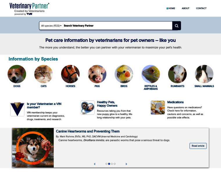 Veterinarypartner.com thumbnail